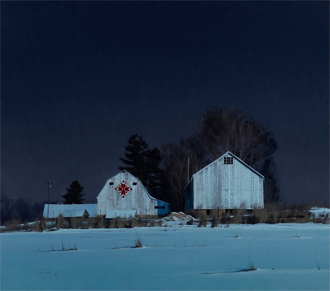 Ben Bauer Buffalo County Nordic Star Honorable Mention 9th Annual PleinAir Salon Art Competition