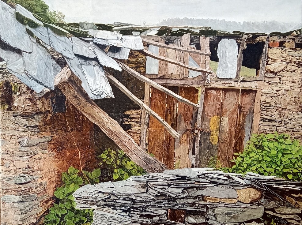 PleinAir Magazine's 10th Annual August 2020 PleinAir Salon Winner Makes Thapa Old Soil House Second Place Overall