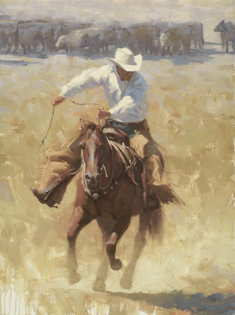 12th Annual April Plein Air Salon Awards Laurie Kersey Breakaway Western Honorable Mention