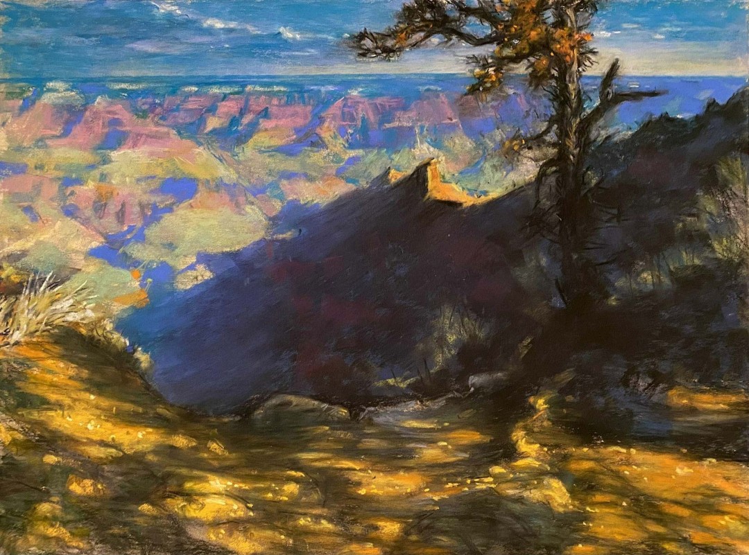 PleinAir Magazine's 12th Annual May PleinAir Salon Awards Top 100 Kenneth Keith Grand Canyon Sunrise Landscape