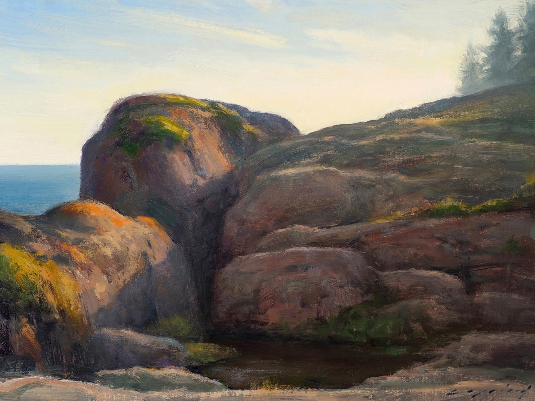 12th Annual PleinAir Salon Art Competition Annual Awards Semi-Finalist Christopher Copeland Red Rock Point Landscape Oil Painting