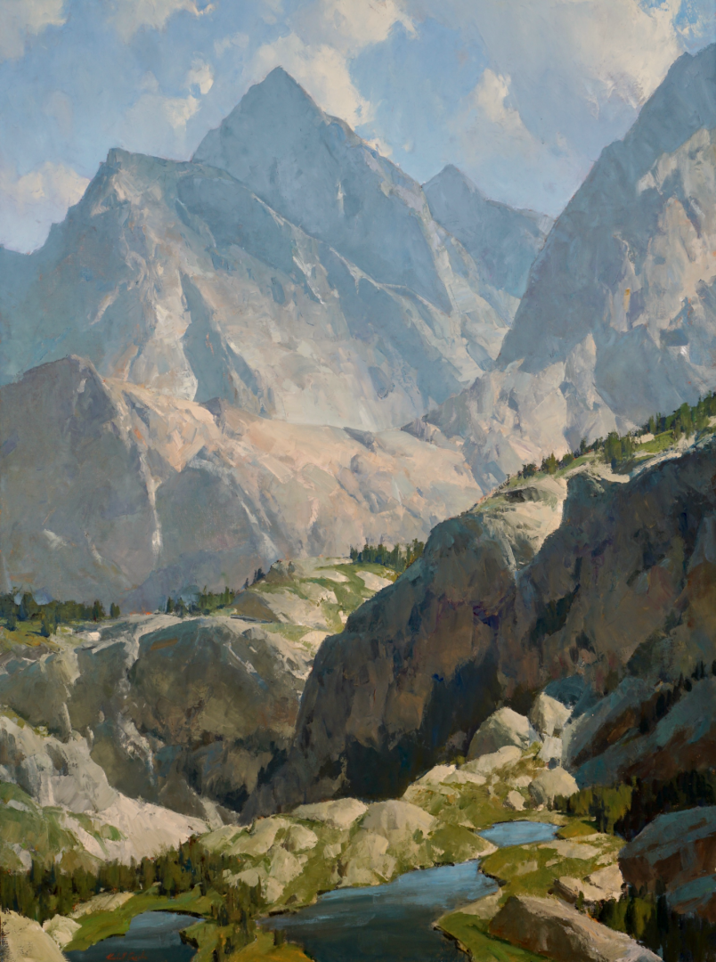 12th Annual PleinAir Salon Art Competition Annual Awards Semi-Finalist Kimball Geisler Tower of Towers Mountainscape Oil Painting