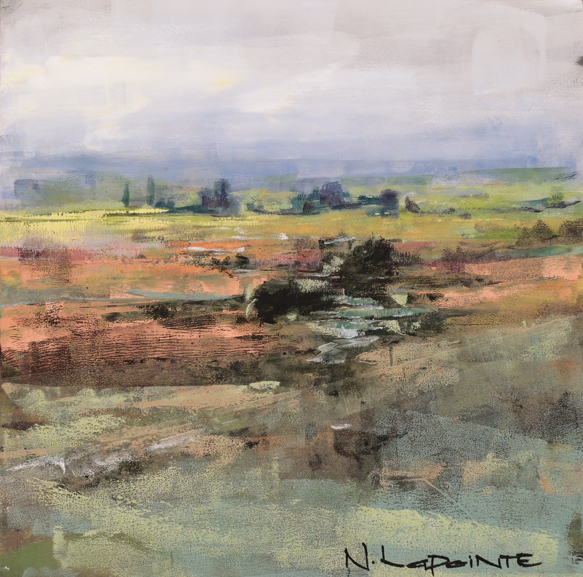PleinAir Magazine's 13th Annual PleinAir Salon Art Competition May Nathalie Lapointe Afternoon Fusion Landscape Honorable Mention